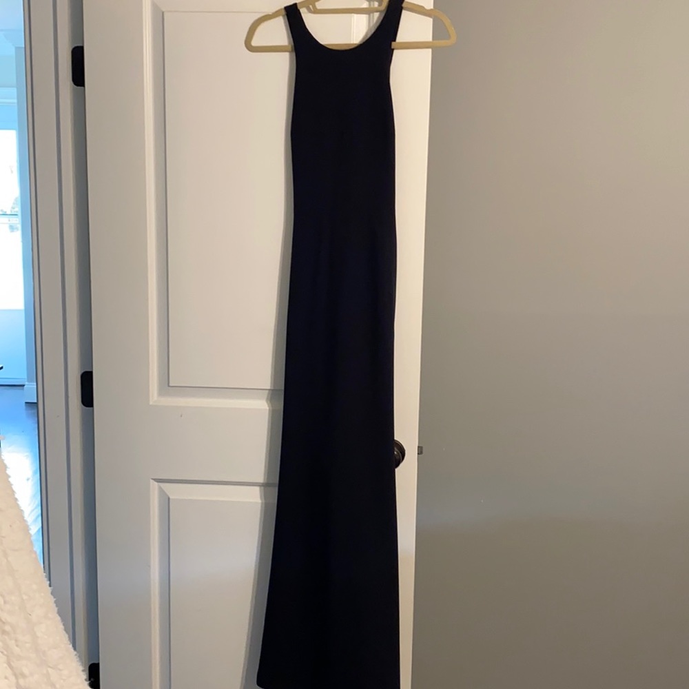 BHLDN Navy Gown